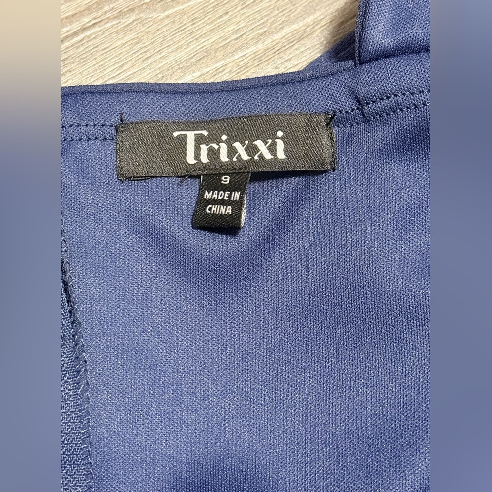 Trixxi Navy High Low Dress - Picture 7 of 8